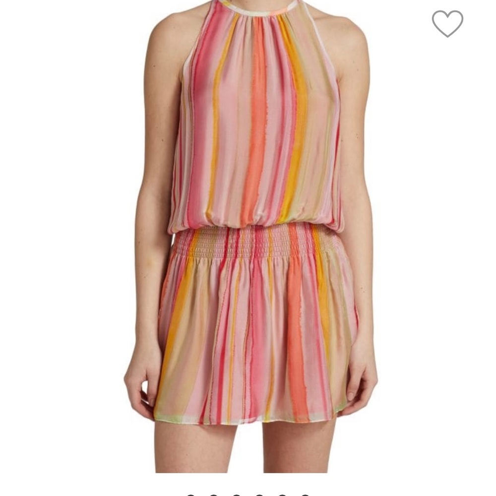 Ramy Brook - Paris Georgette Stripe Mini Dress - Size M